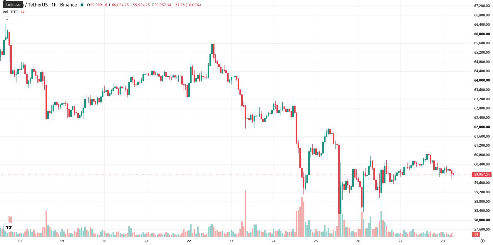 Bitcoin asset chart
