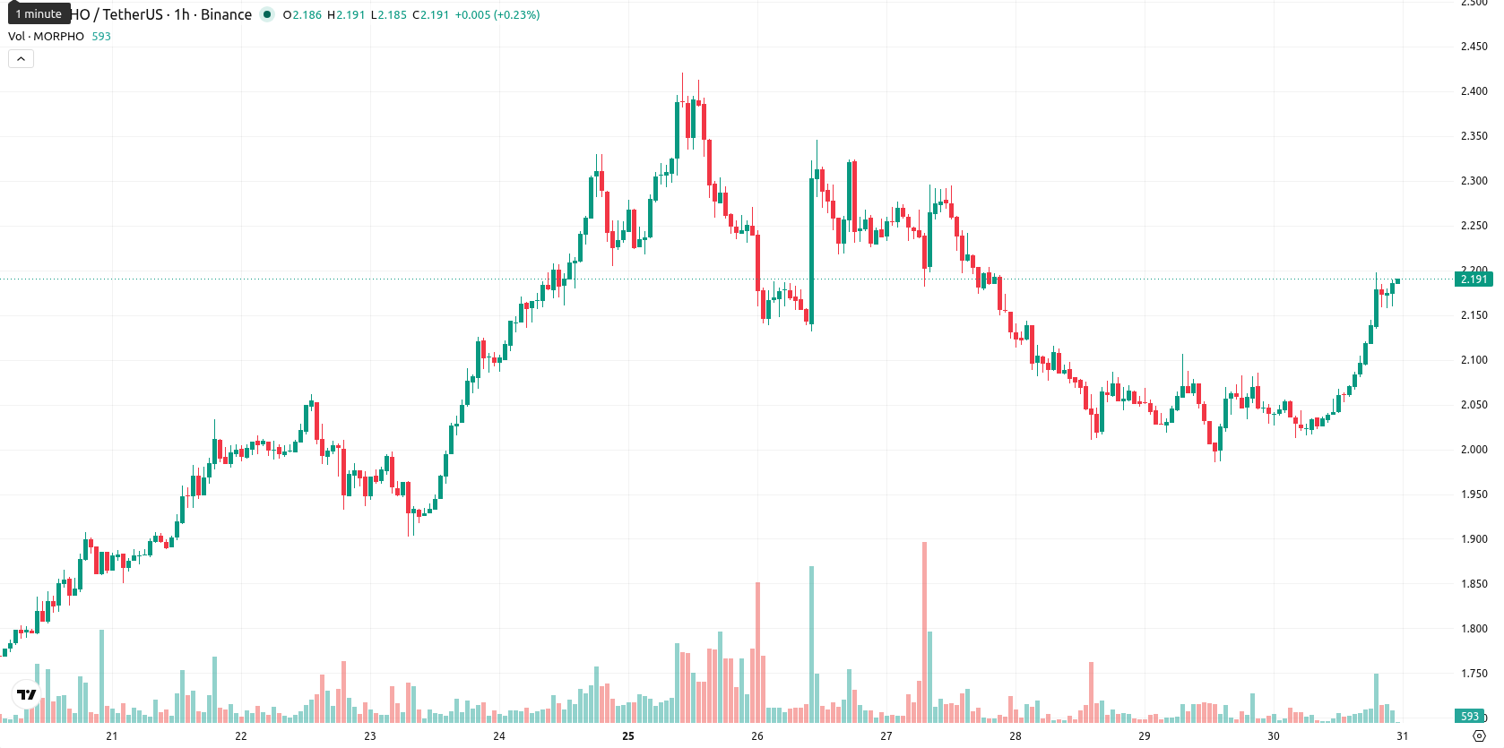 Morpho asset chart