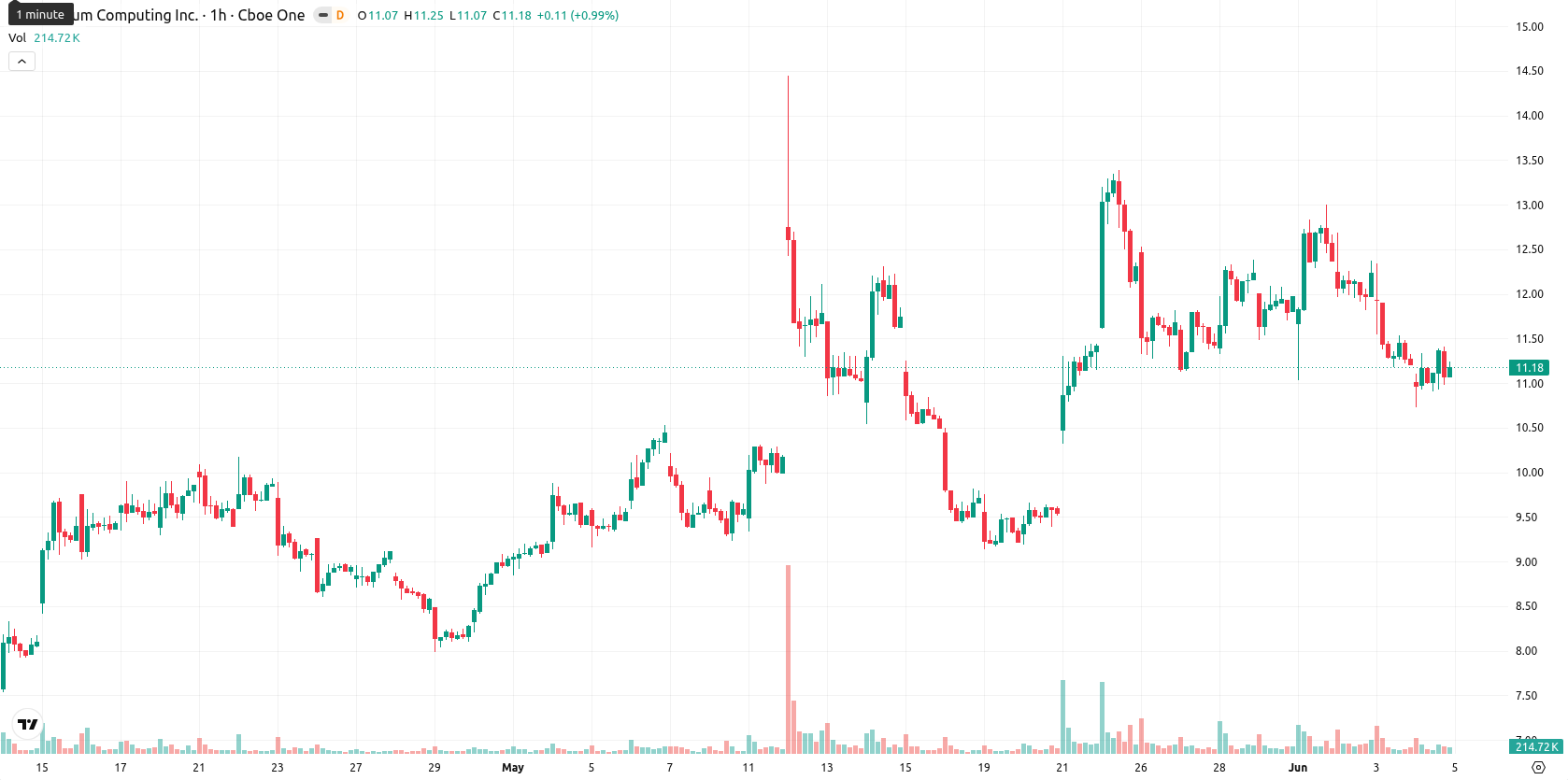 Quantum Computing Inc. asset chart