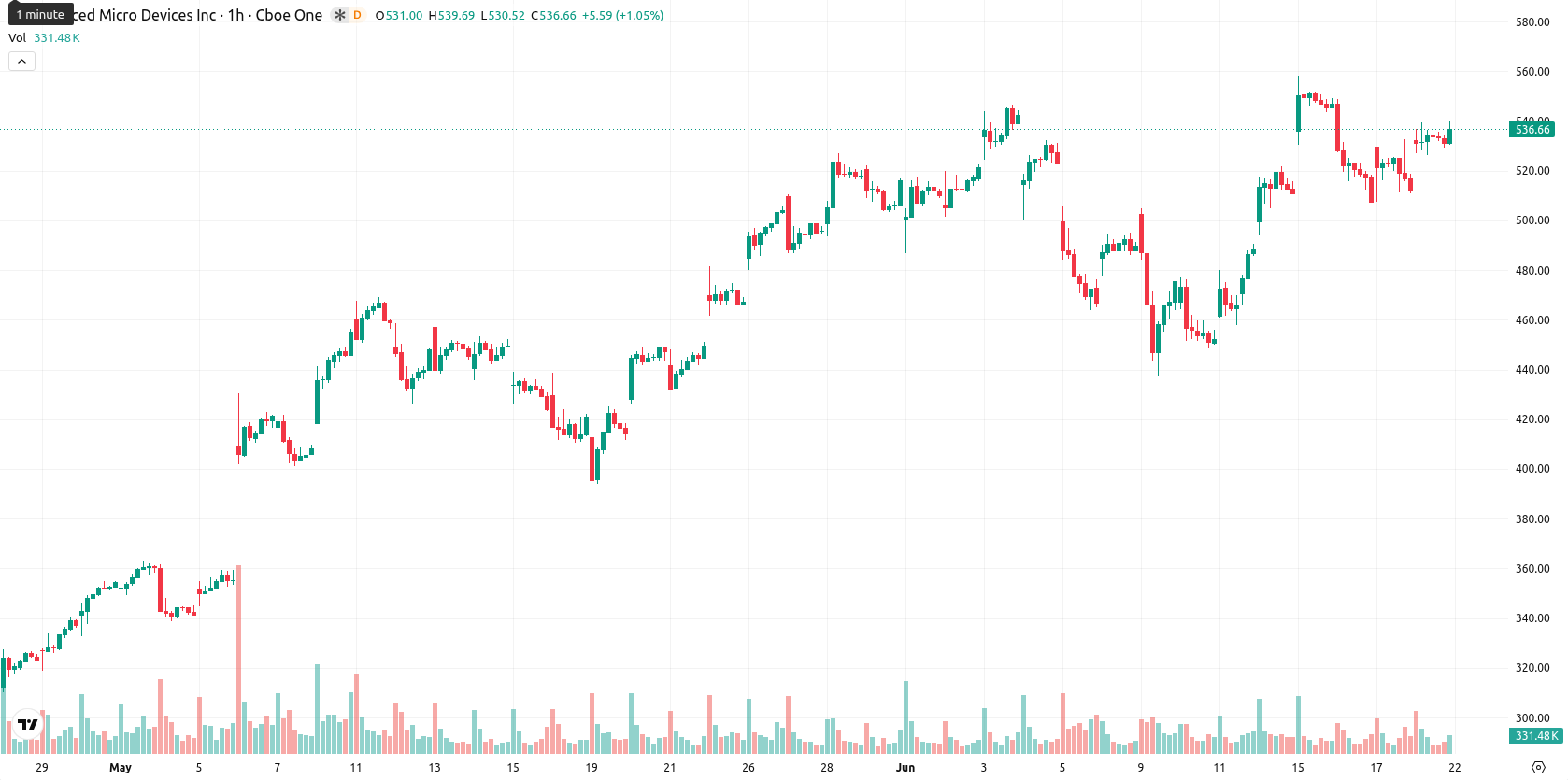 Advanced Micro Devices asset chart