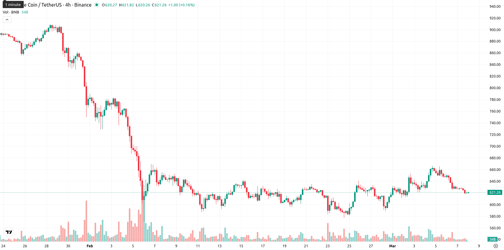 Binance Coin asset chart