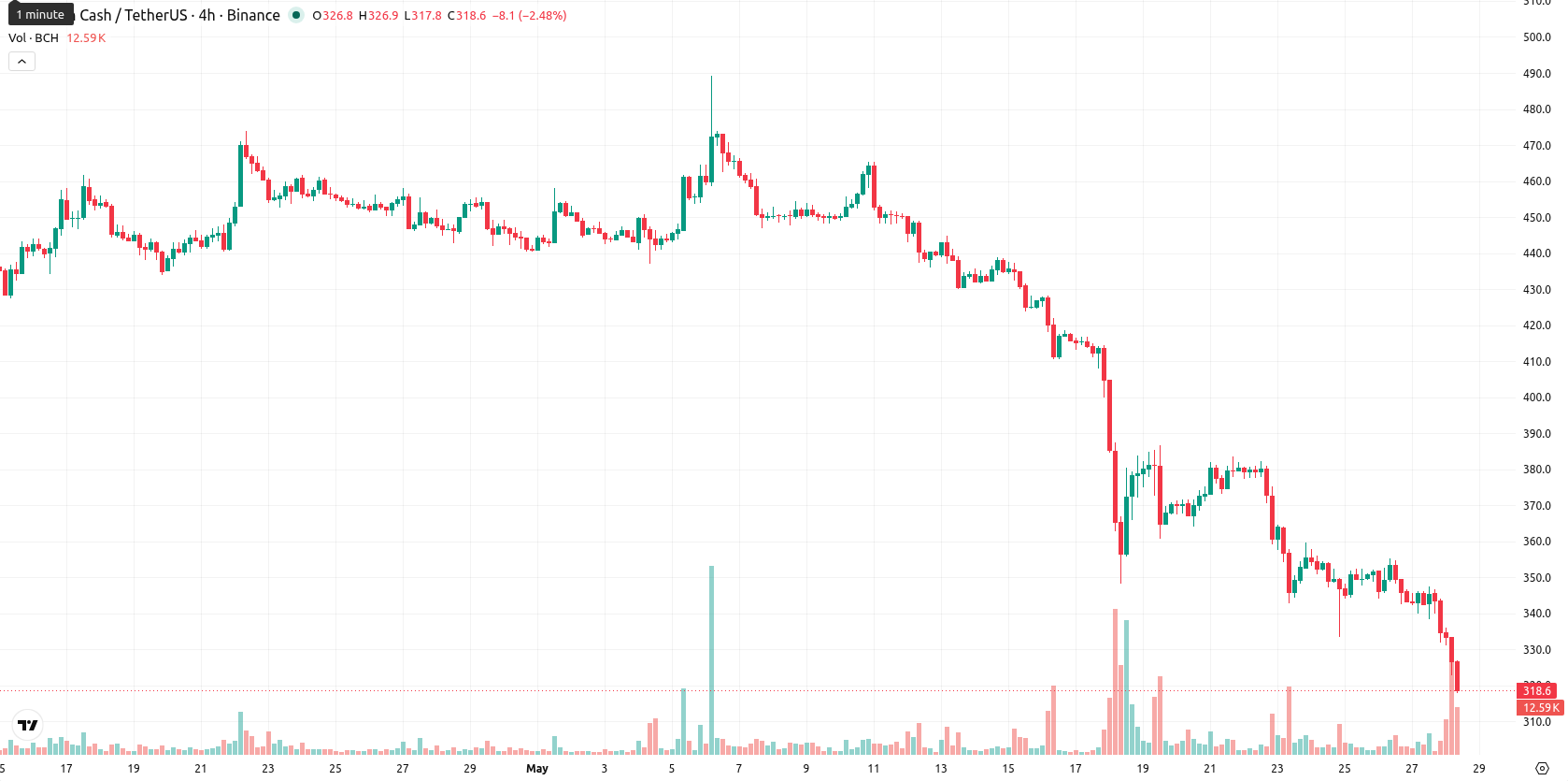 Bitcoin Cash asset chart