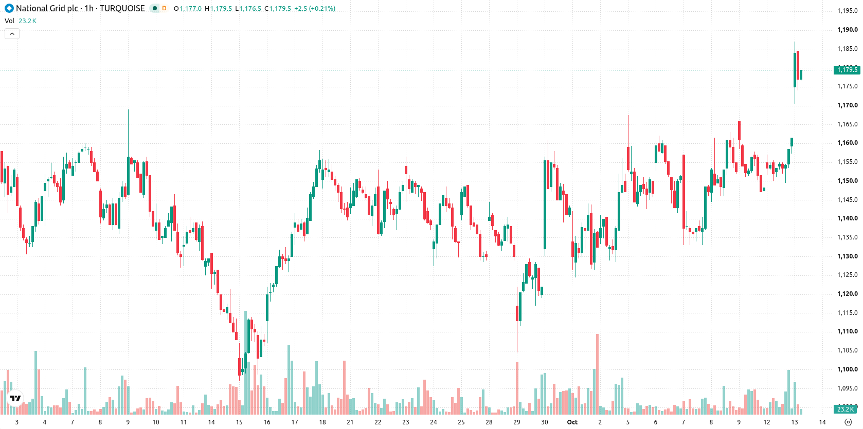 National Grid asset chart