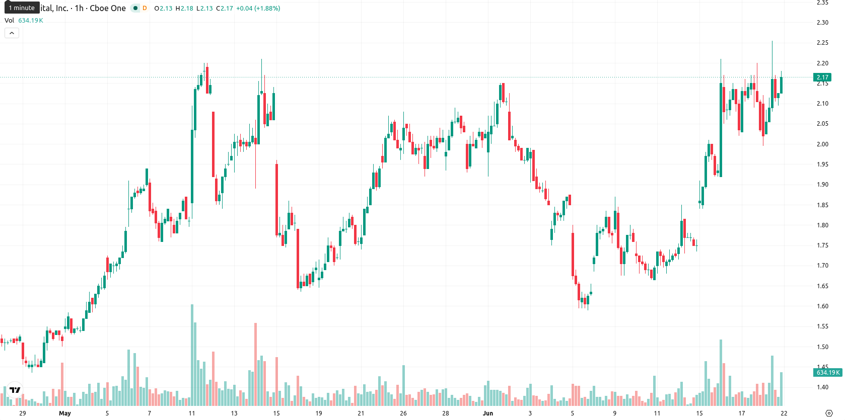 Bit Digital Inc. asset chart