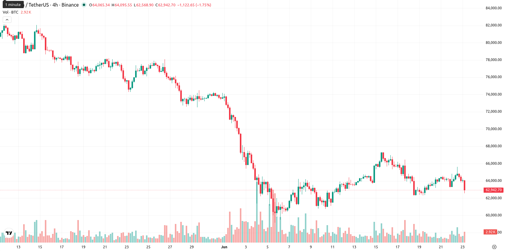 Bitcoin asset chart