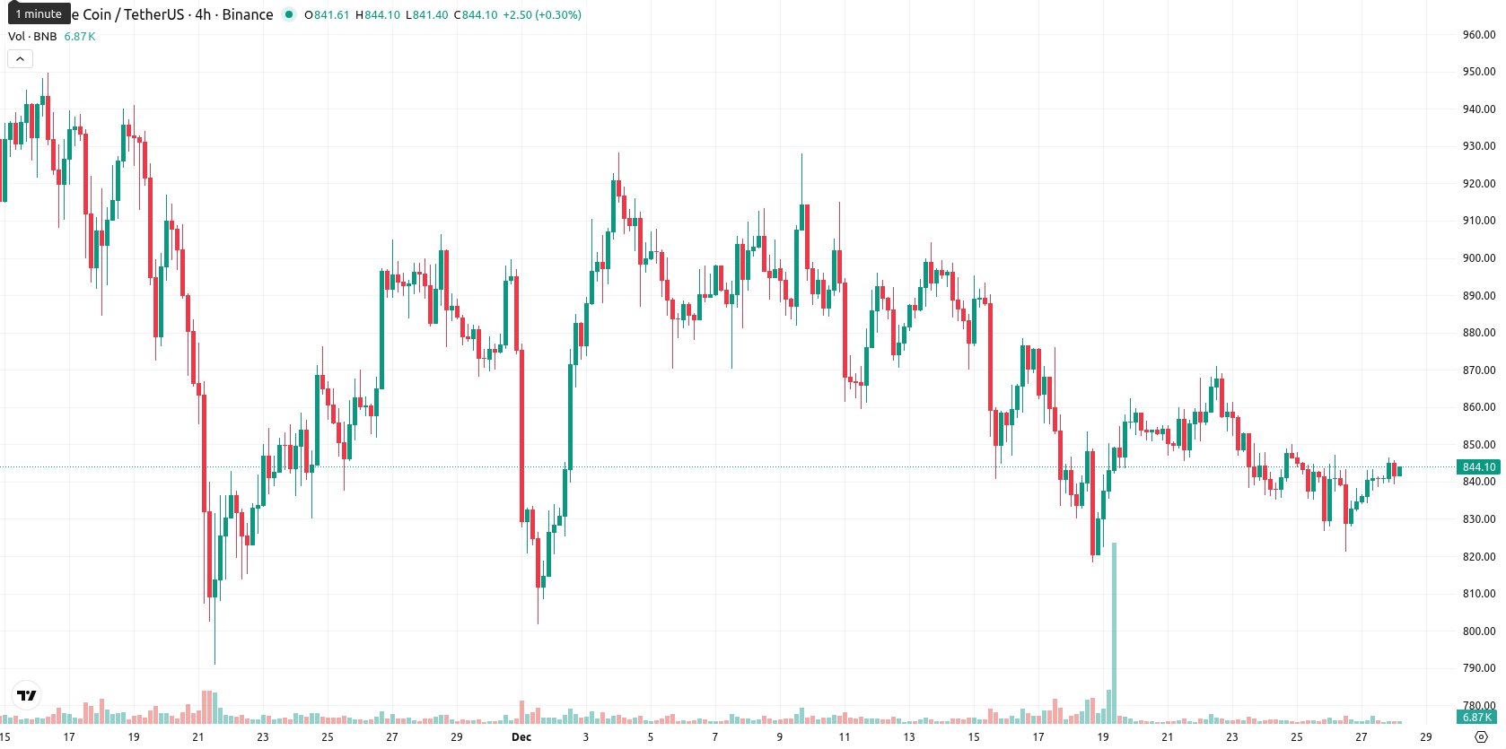 Binance Coin asset chart
