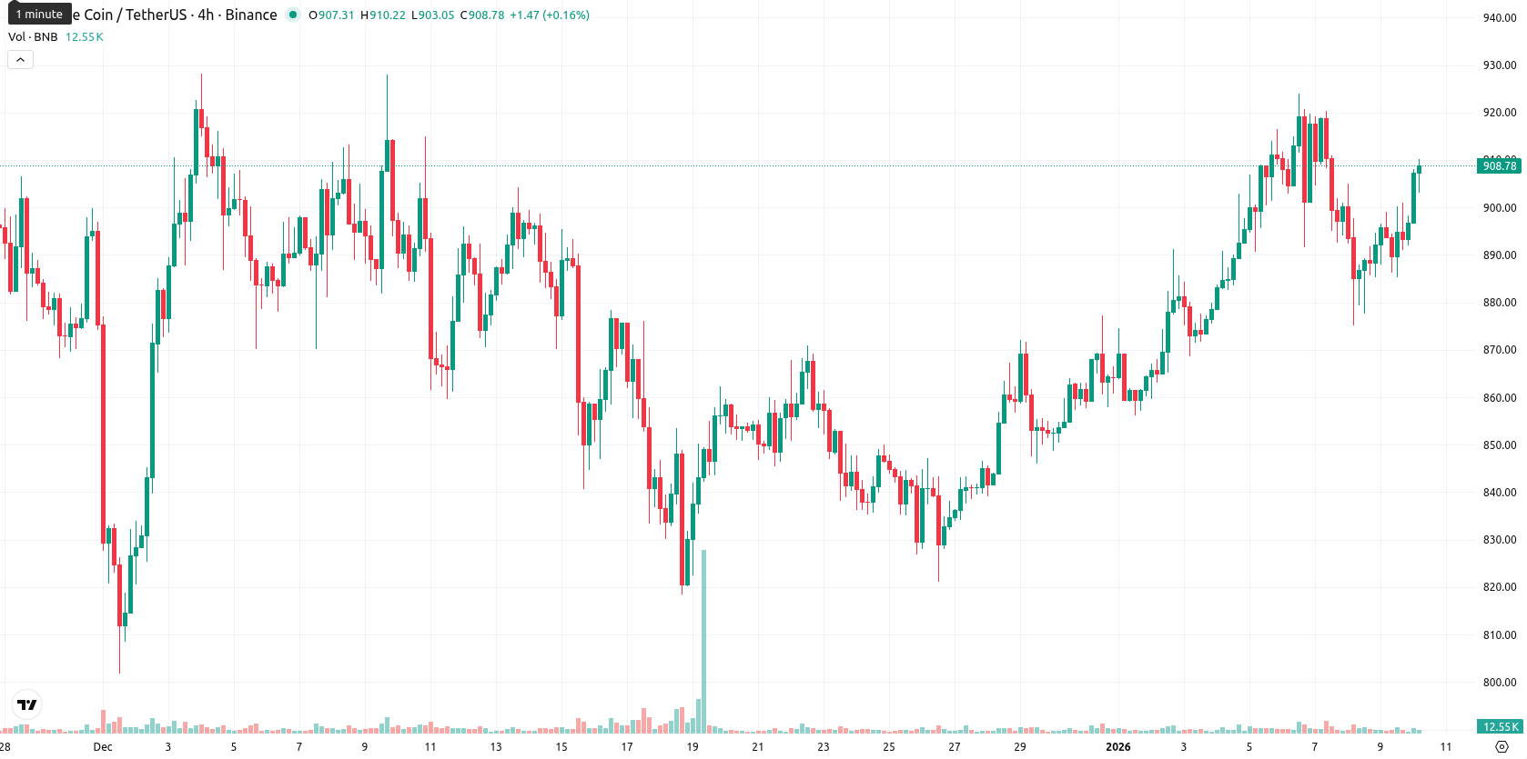 Binance Coin asset chart