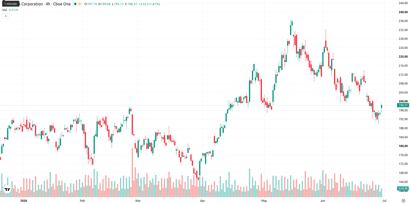 Nvidia Corp asset chart