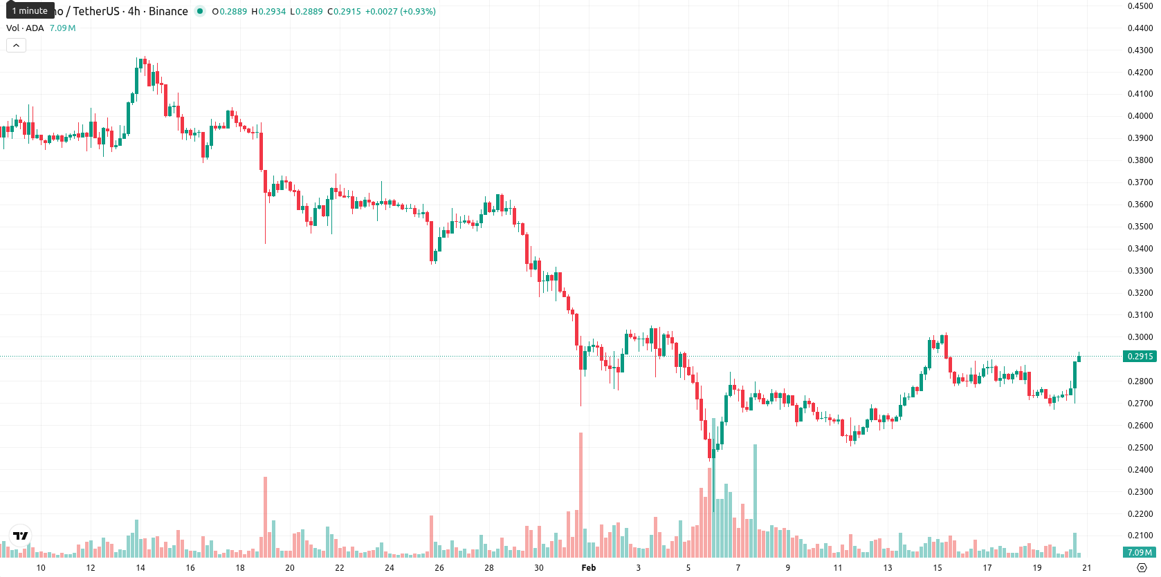 Cardano asset chart