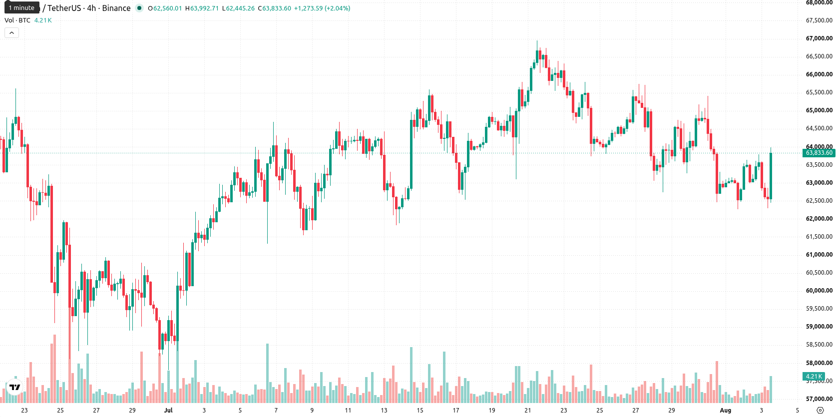 Bitcoin asset chart