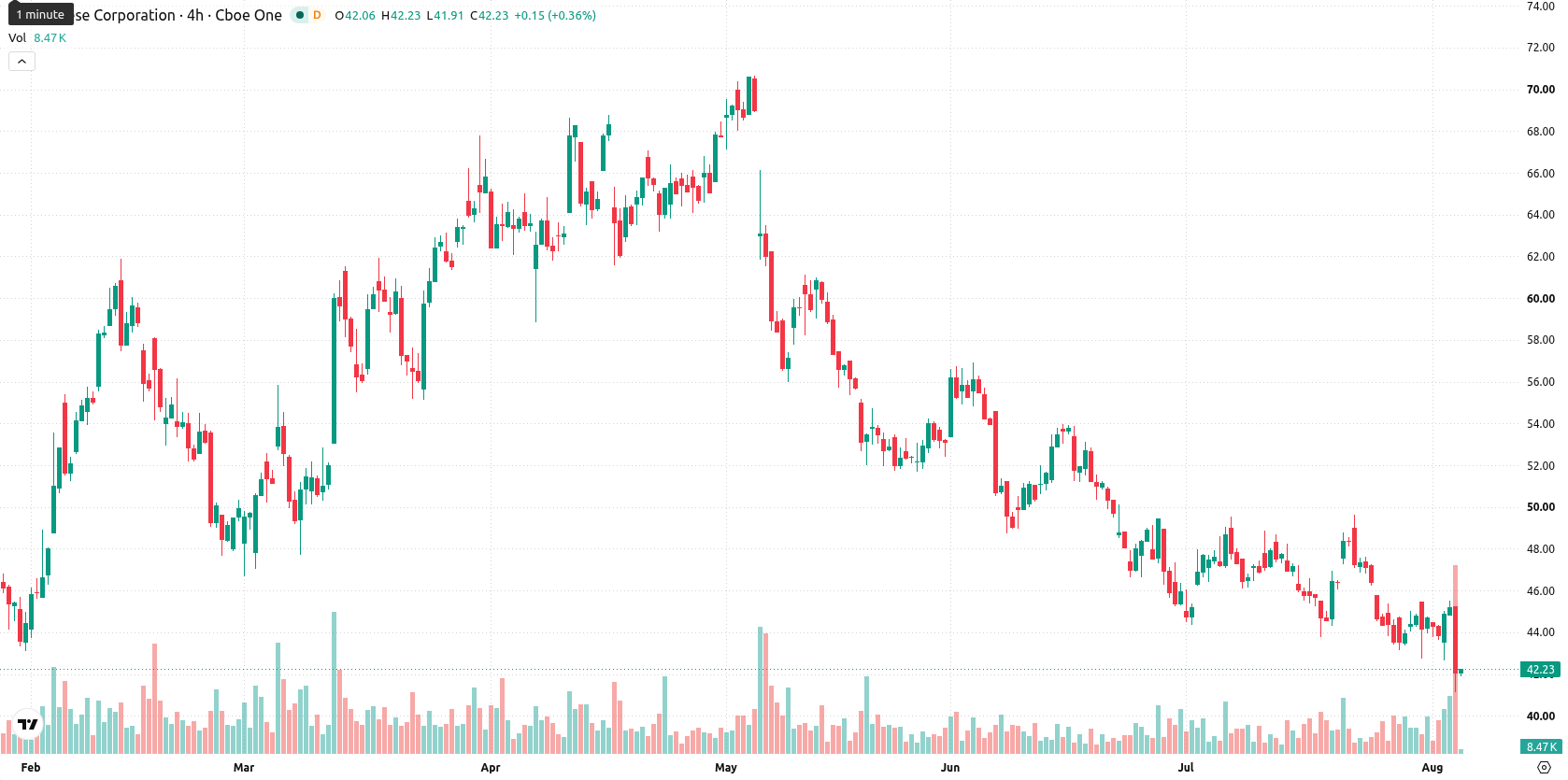 Celanese Corporation asset chart