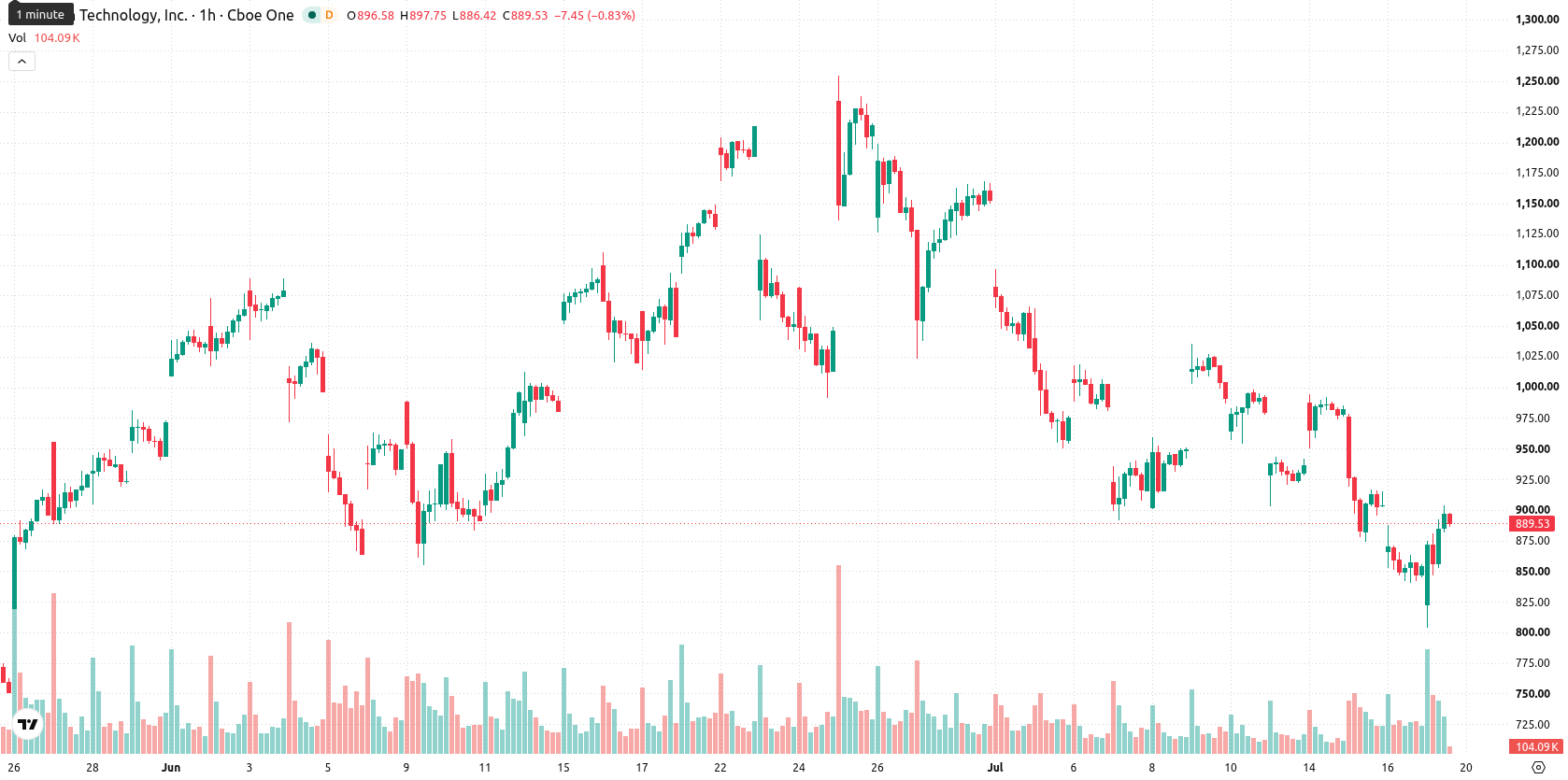 Micron Technology asset chart