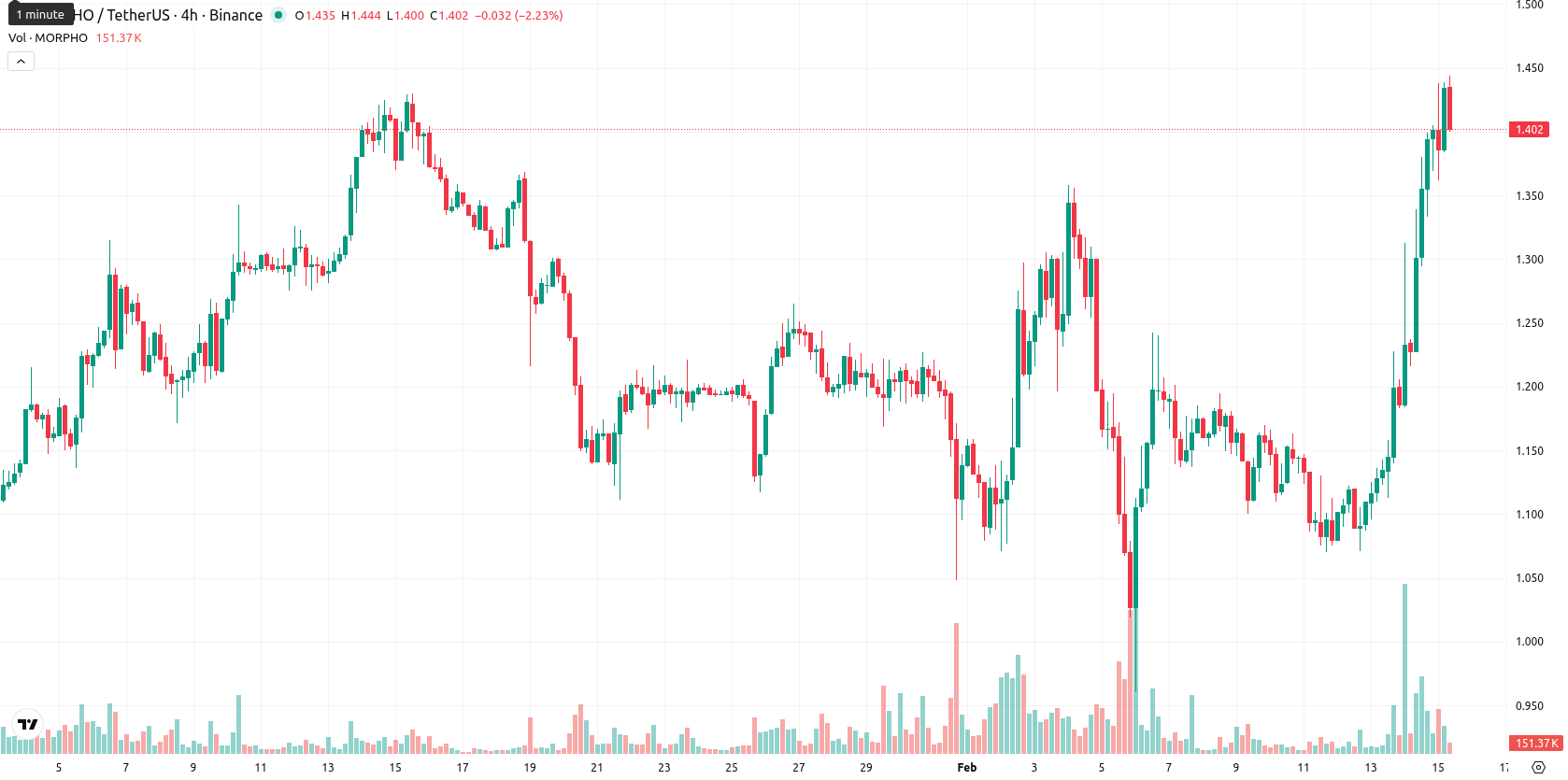 Morpho asset chart