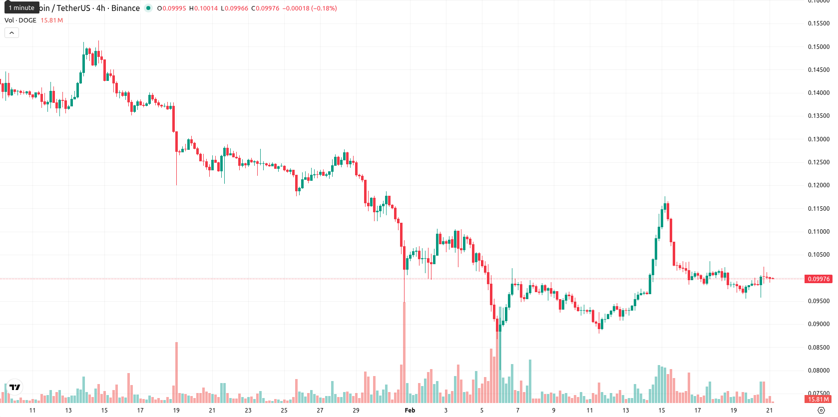 Dogecoin asset chart