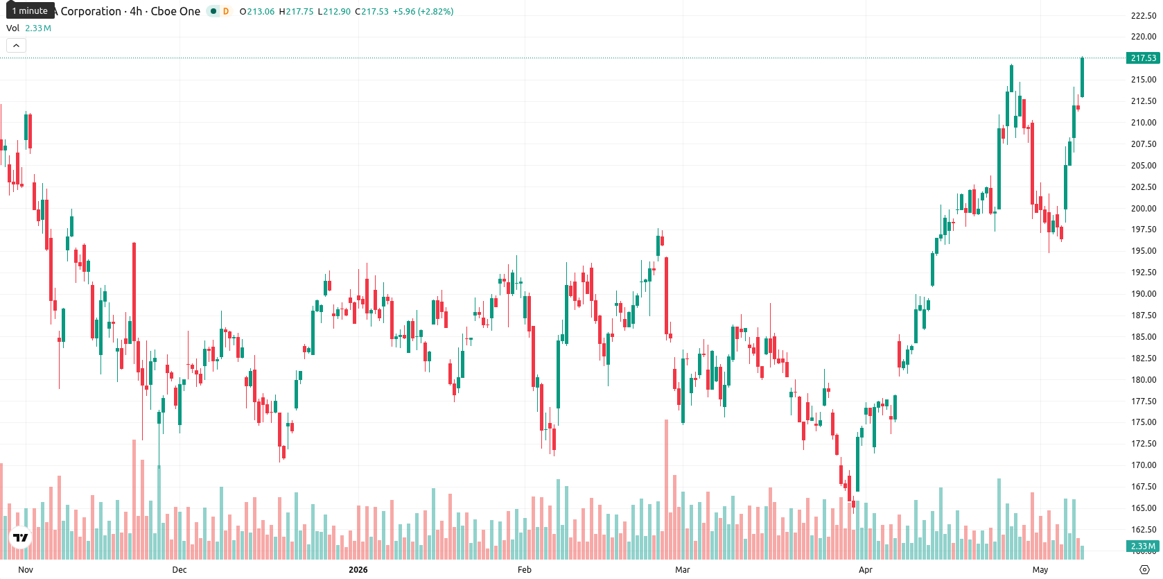 Nvidia Corp asset chart