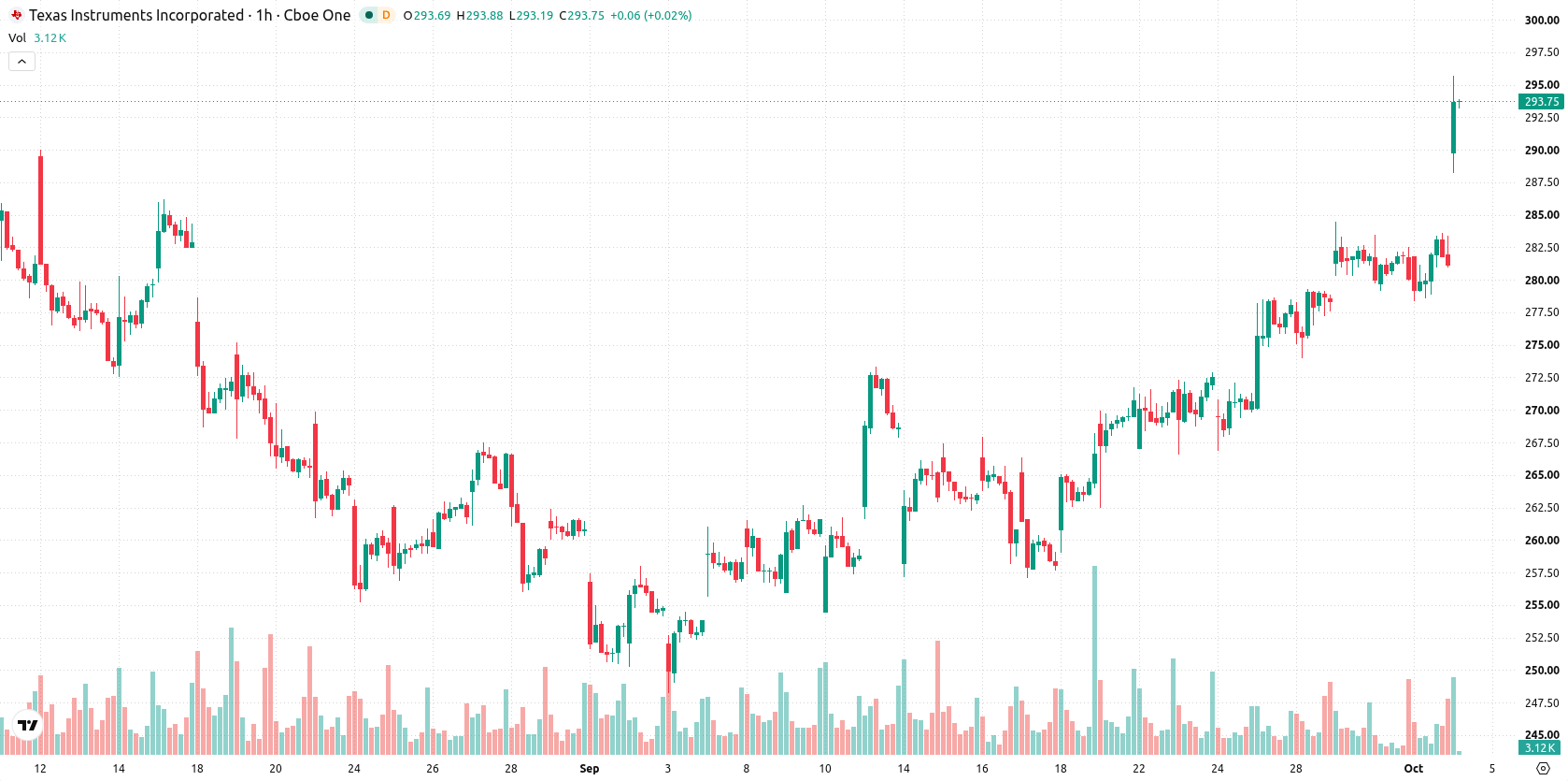 Texas Instruments Incorporated asset chart