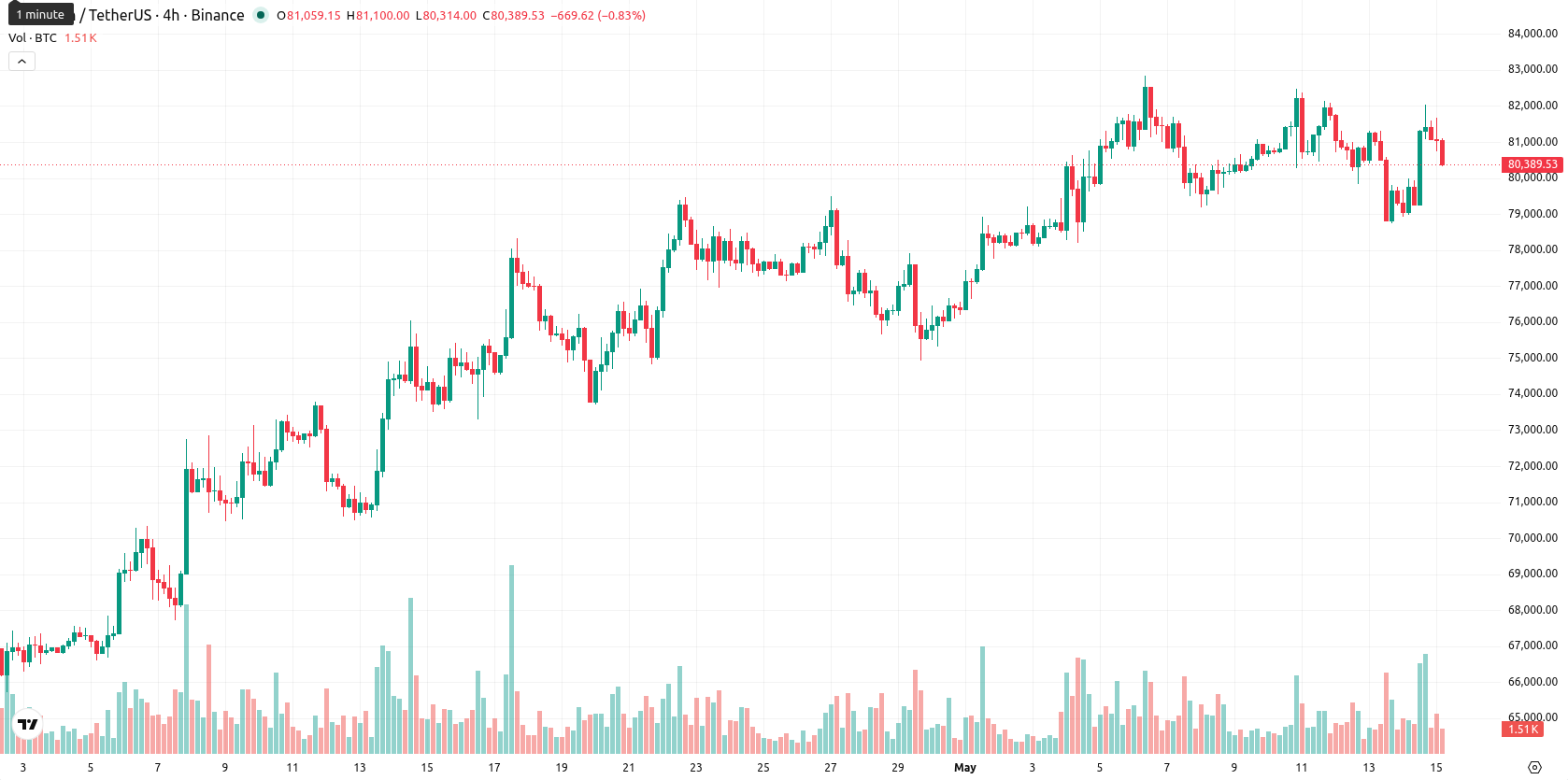 Bitcoin asset chart