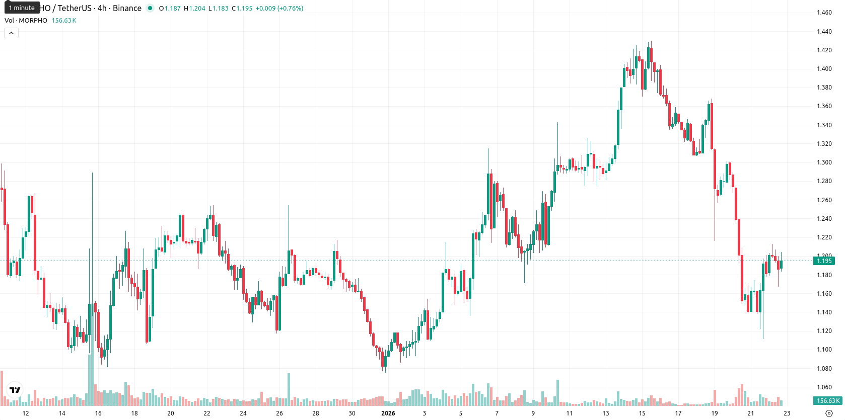 Morpho asset chart