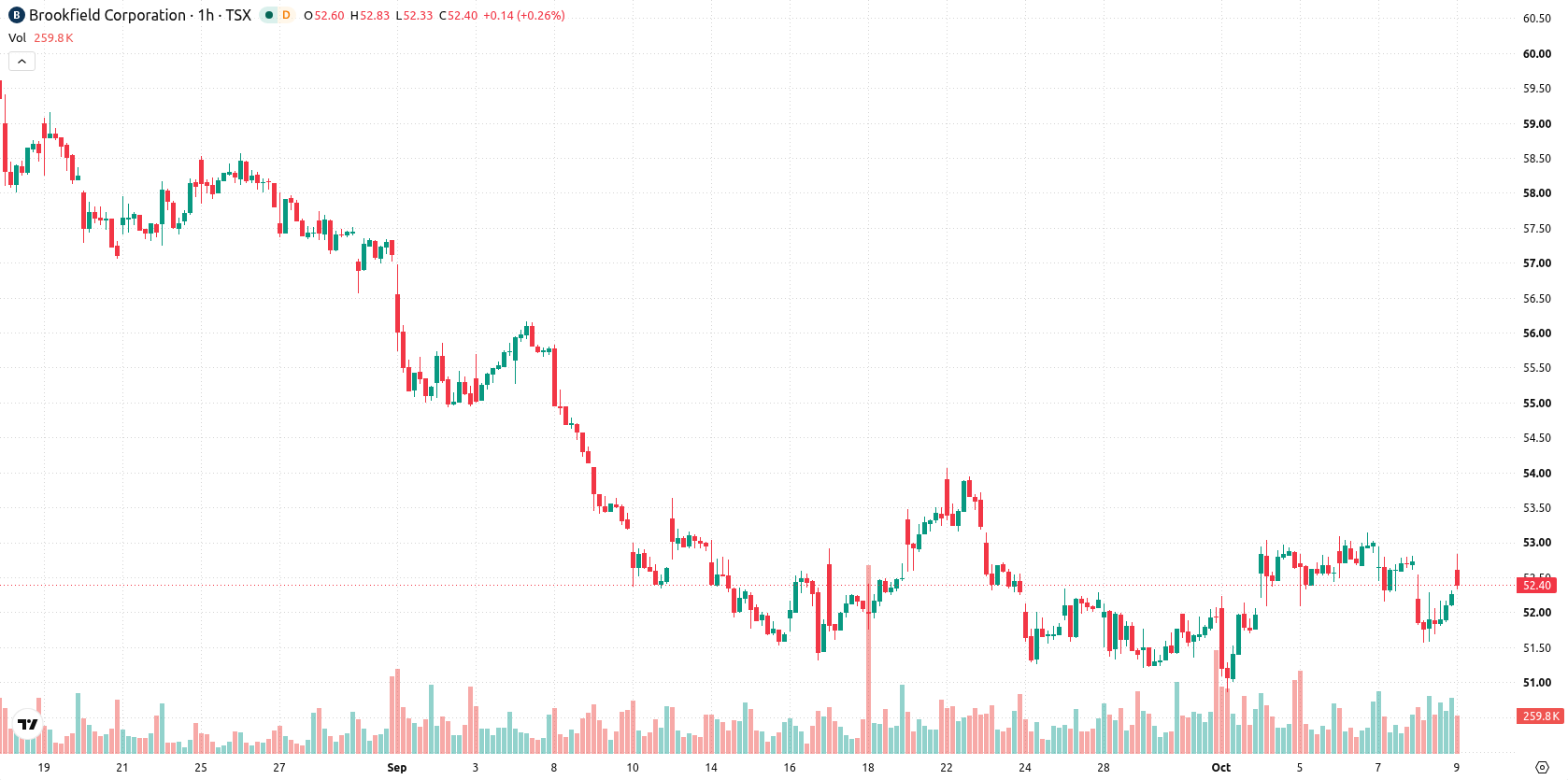 Brookfield Corporation asset chart