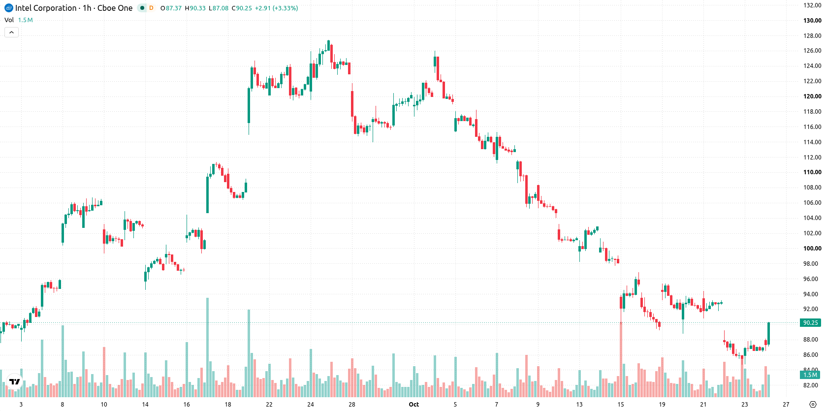 Intel Corporation asset chart