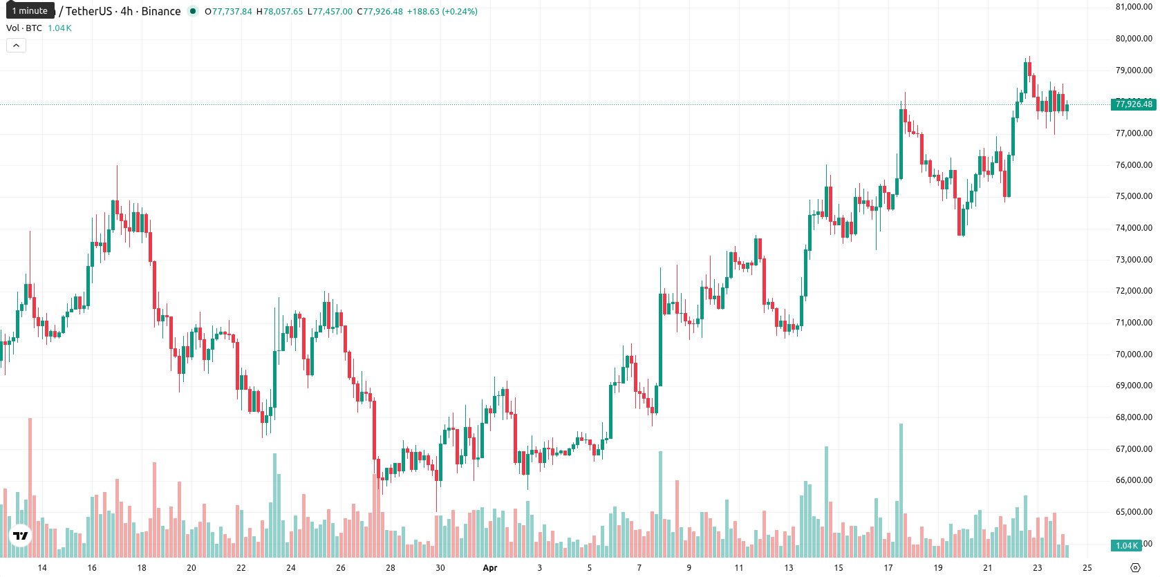 Bitcoin asset chart