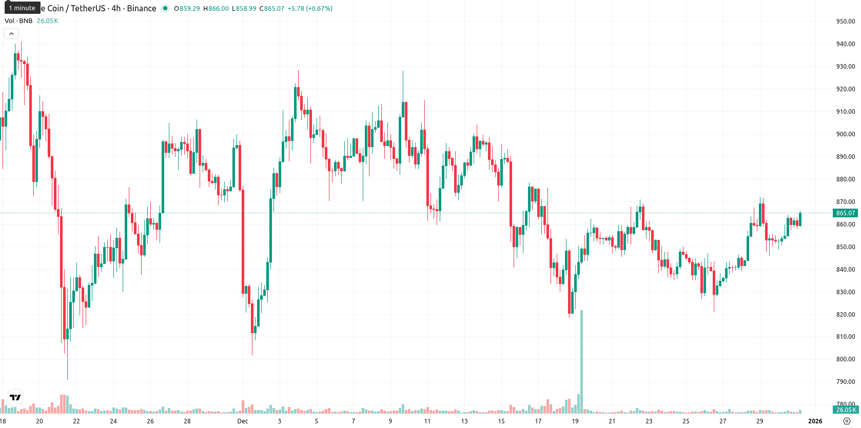 Binance Coin asset chart