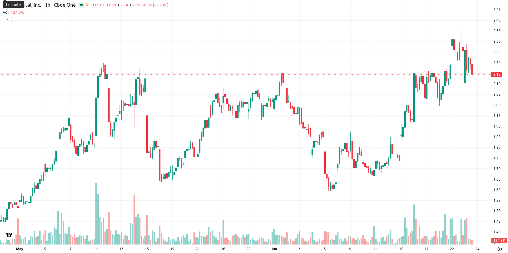 Bit Digital Inc. asset chart