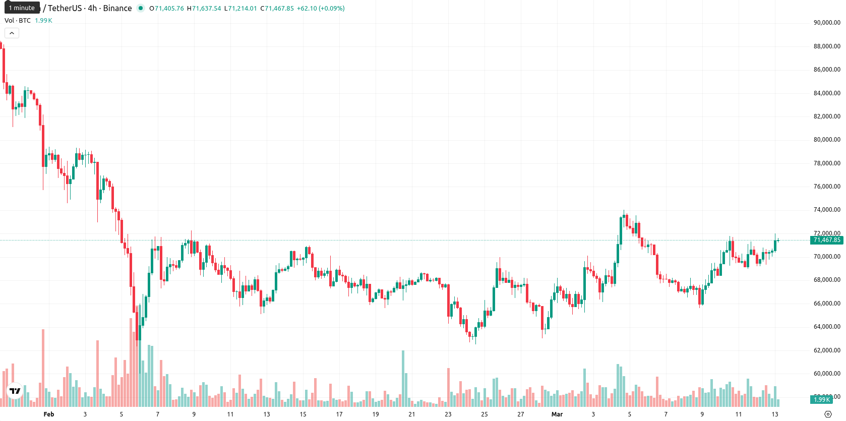 Bitcoin asset chart