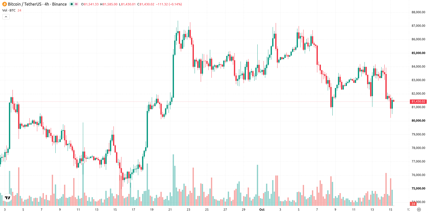 Bitcoin asset chart