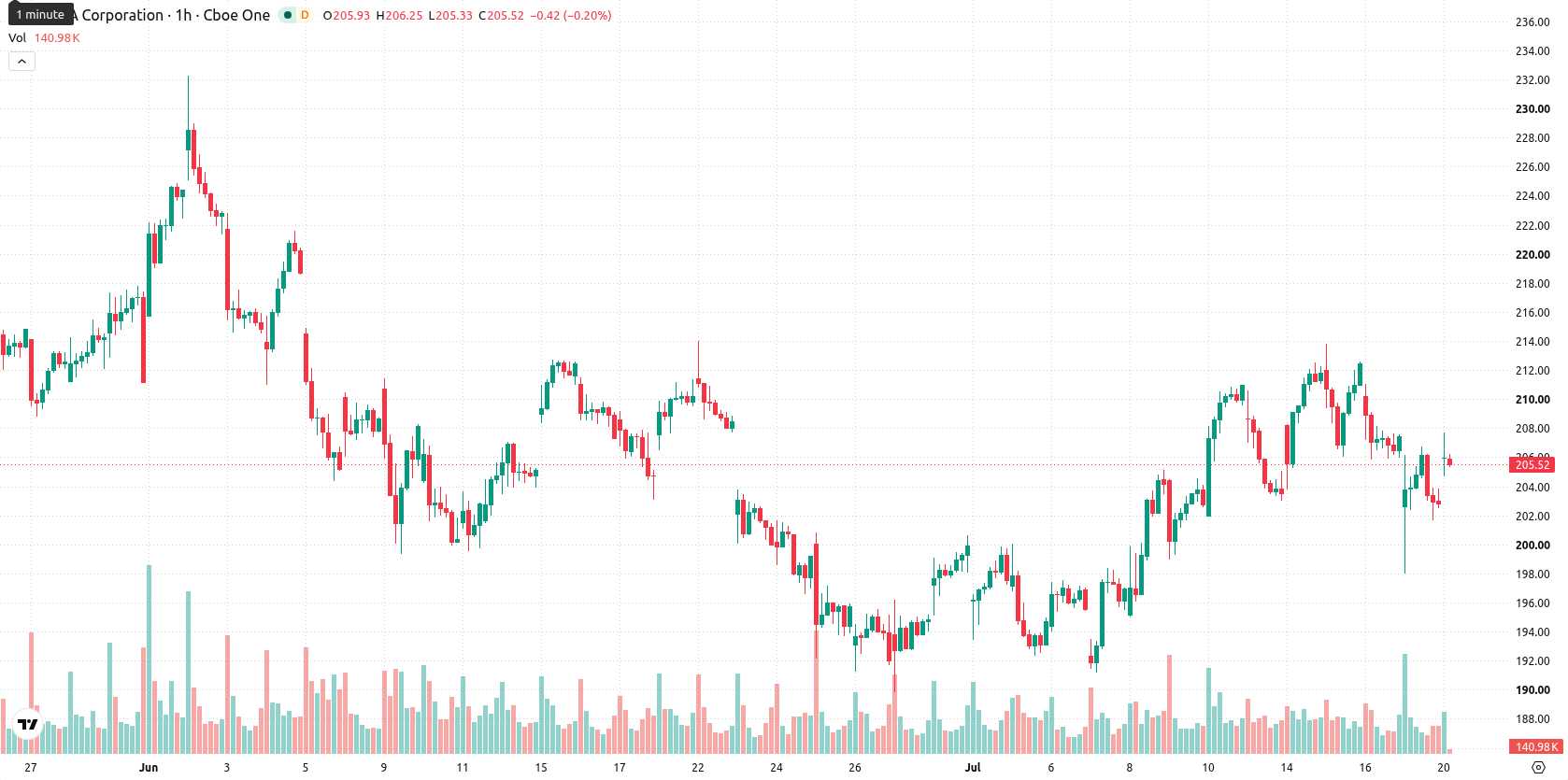 Nvidia Corp asset chart