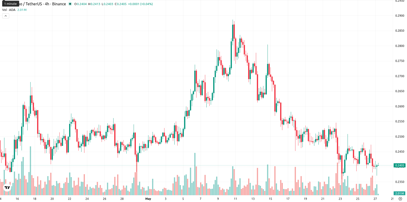 Cardano asset chart