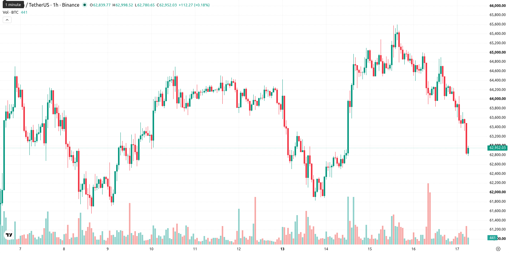 Bitcoin asset chart