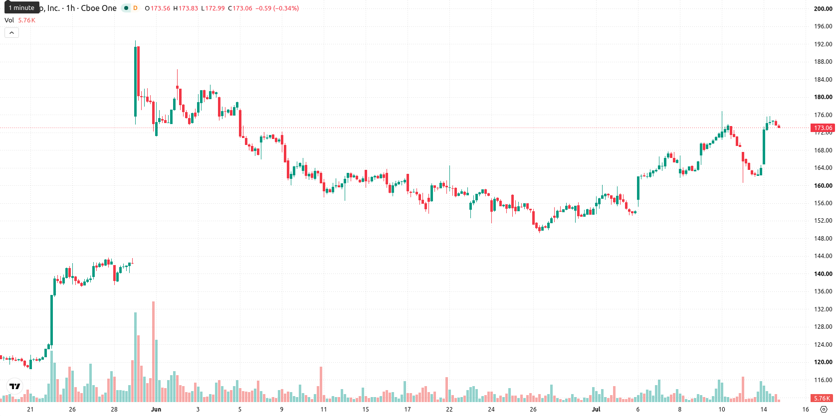 NetApp Inc asset chart