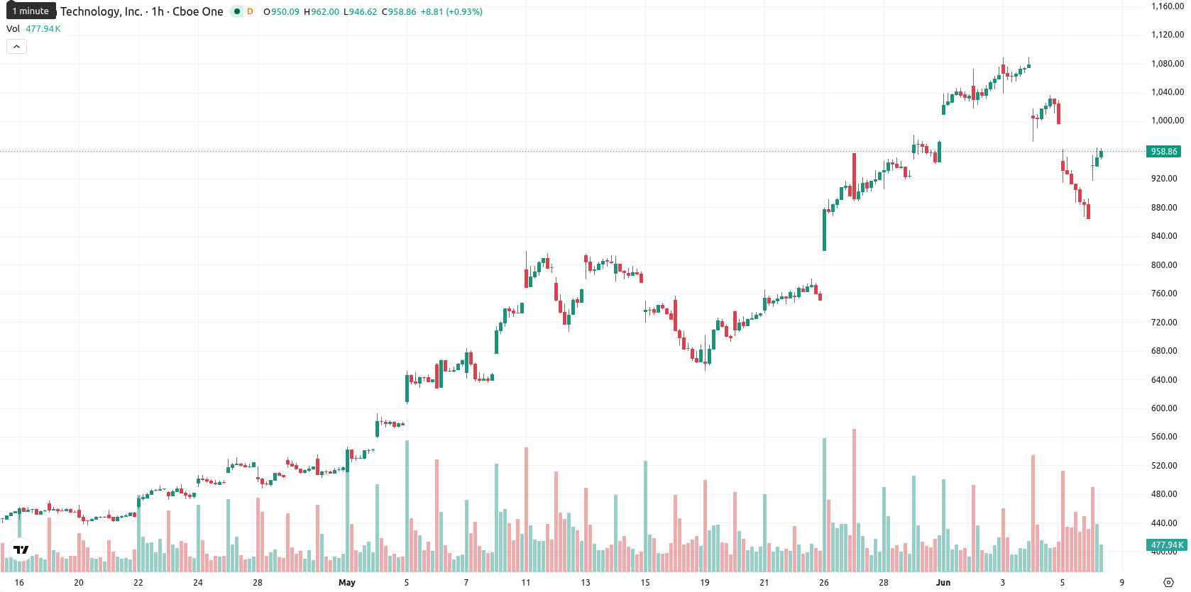 Micron Technology asset chart