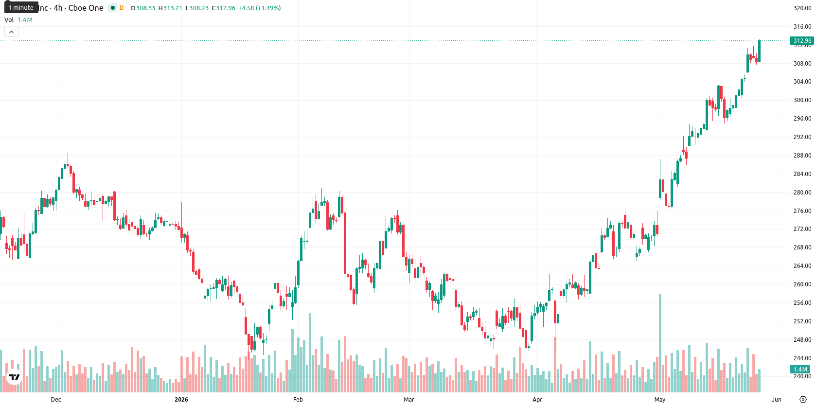 Apple Inc. asset chart