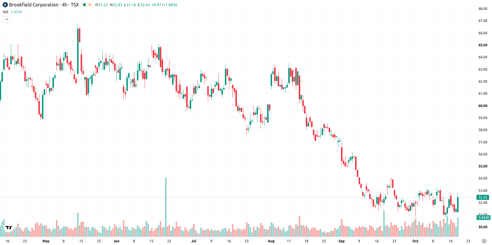 Brookfield Corporation asset chart