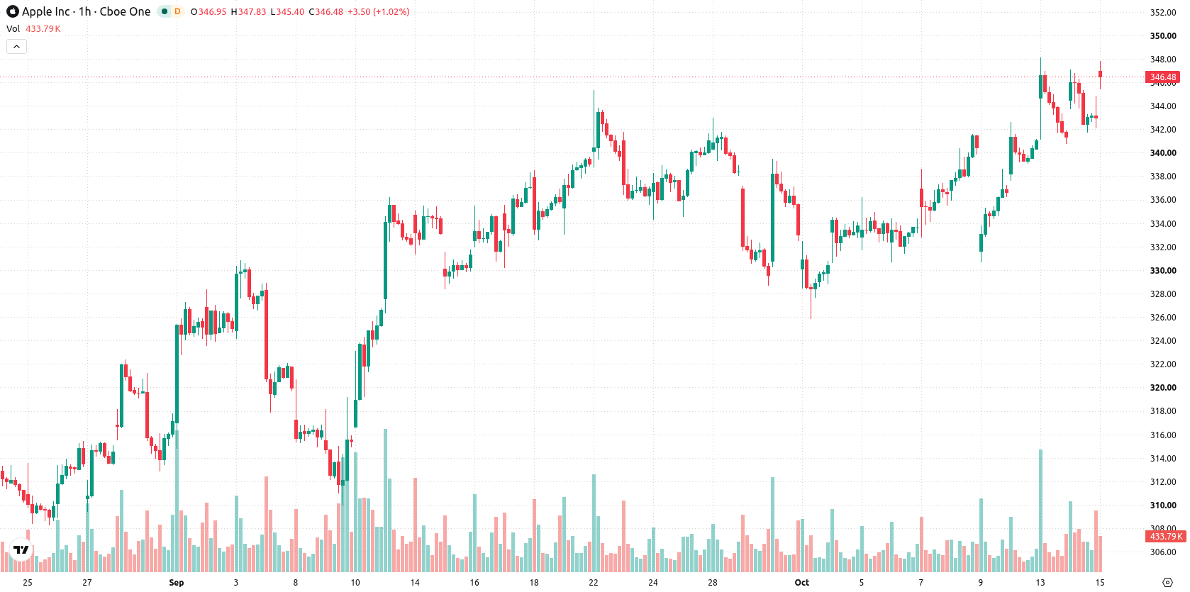 Apple Inc. asset chart
