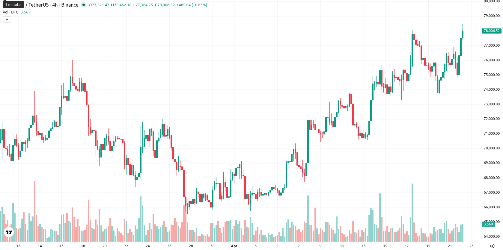 Bitcoin asset chart