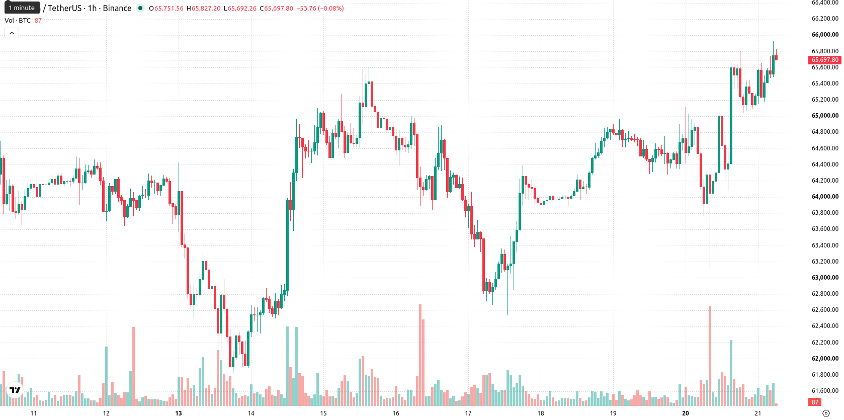 Bitcoin asset chart