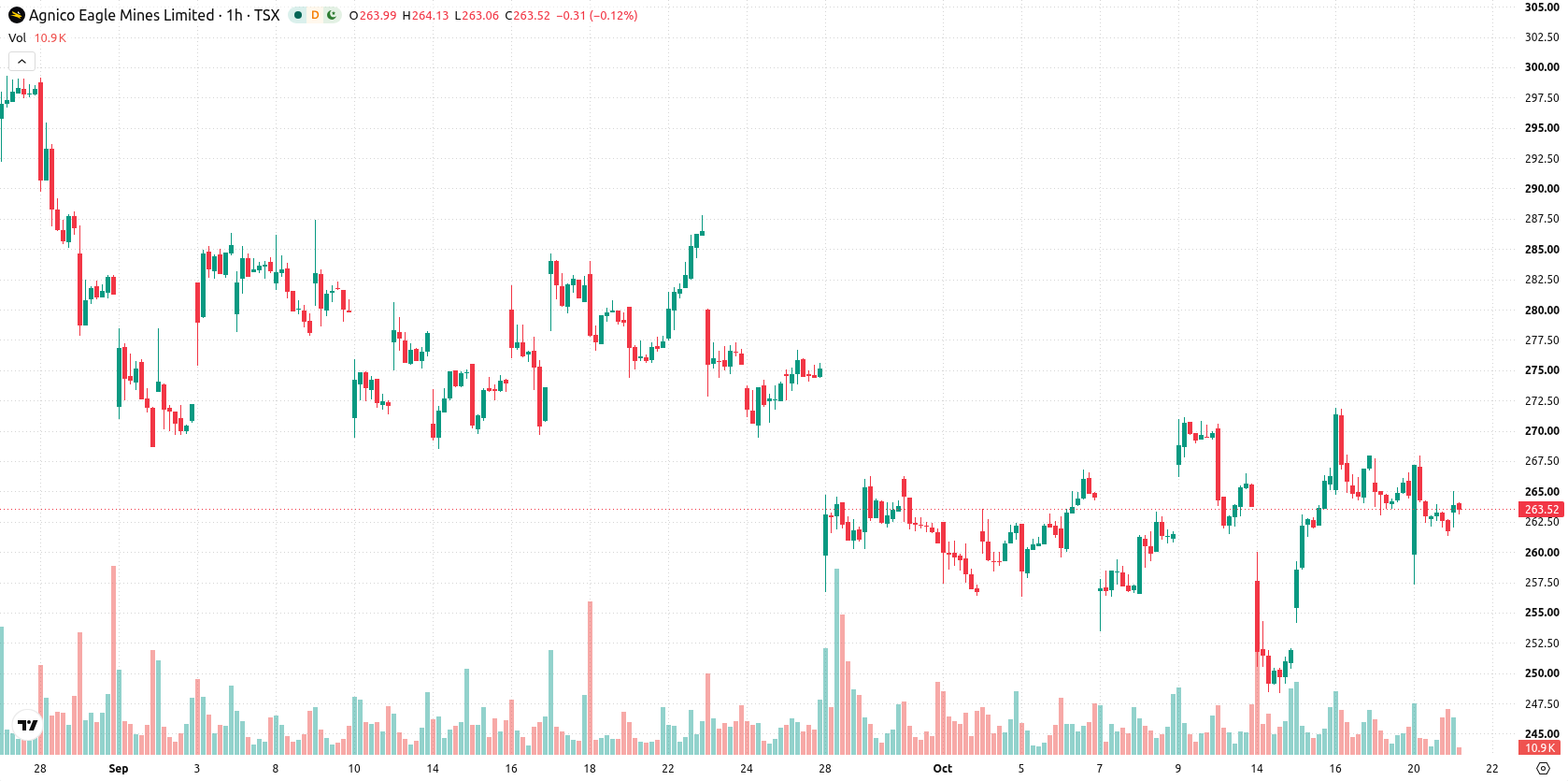 Agnico Eagle Mines Limited asset chart