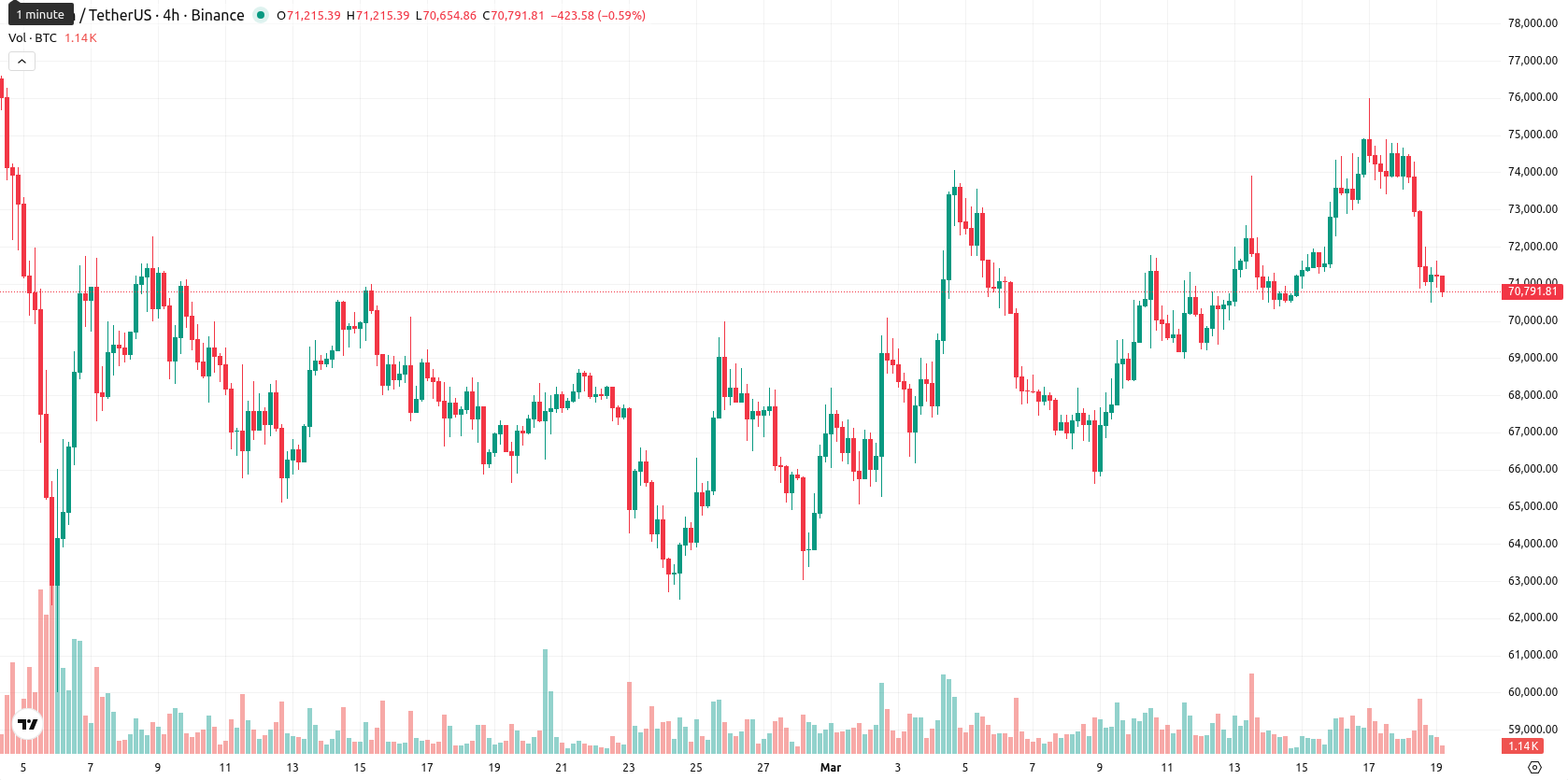Bitcoin asset chart