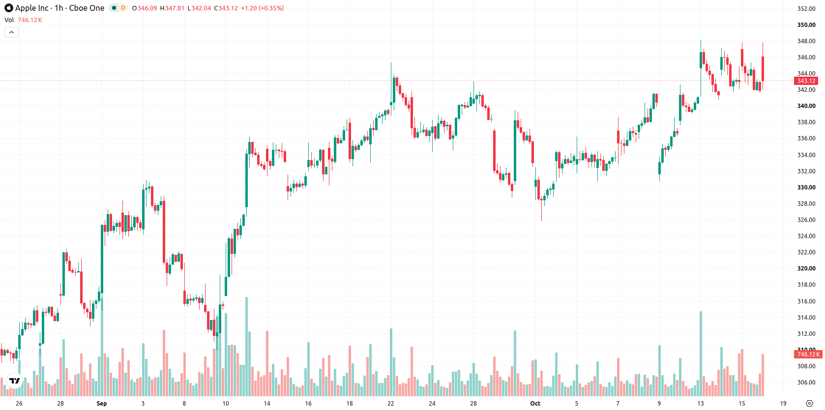 Apple Inc. asset chart