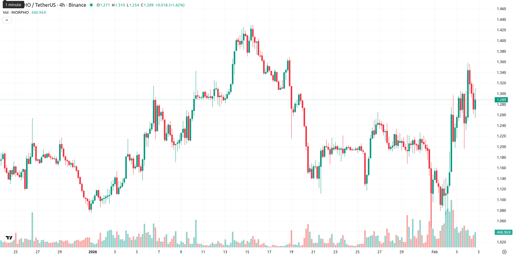 Morpho asset chart