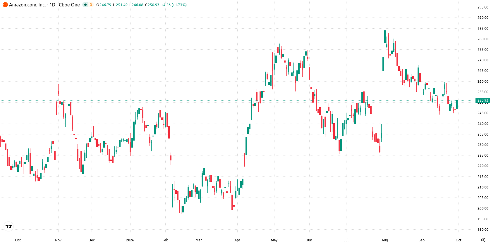 Amazon.com Inc asset chart