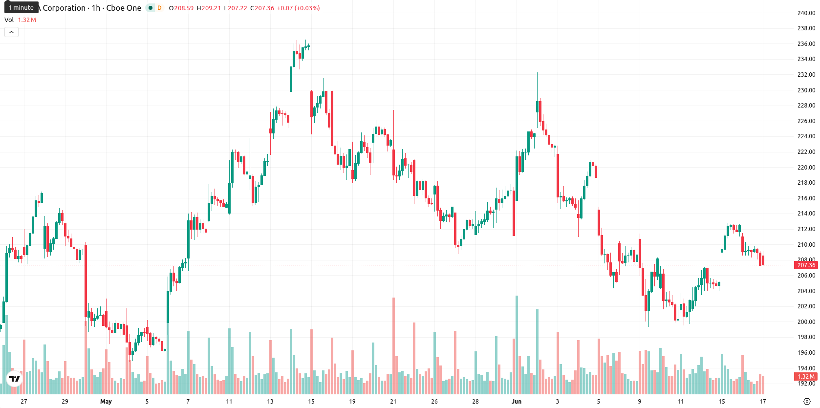 Nvidia Corp asset chart