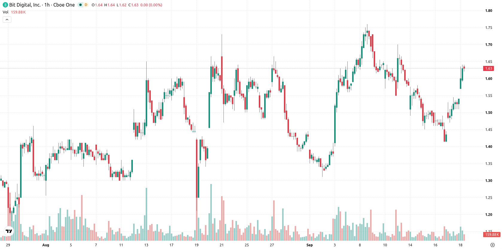 Bit Digital Inc. asset chart