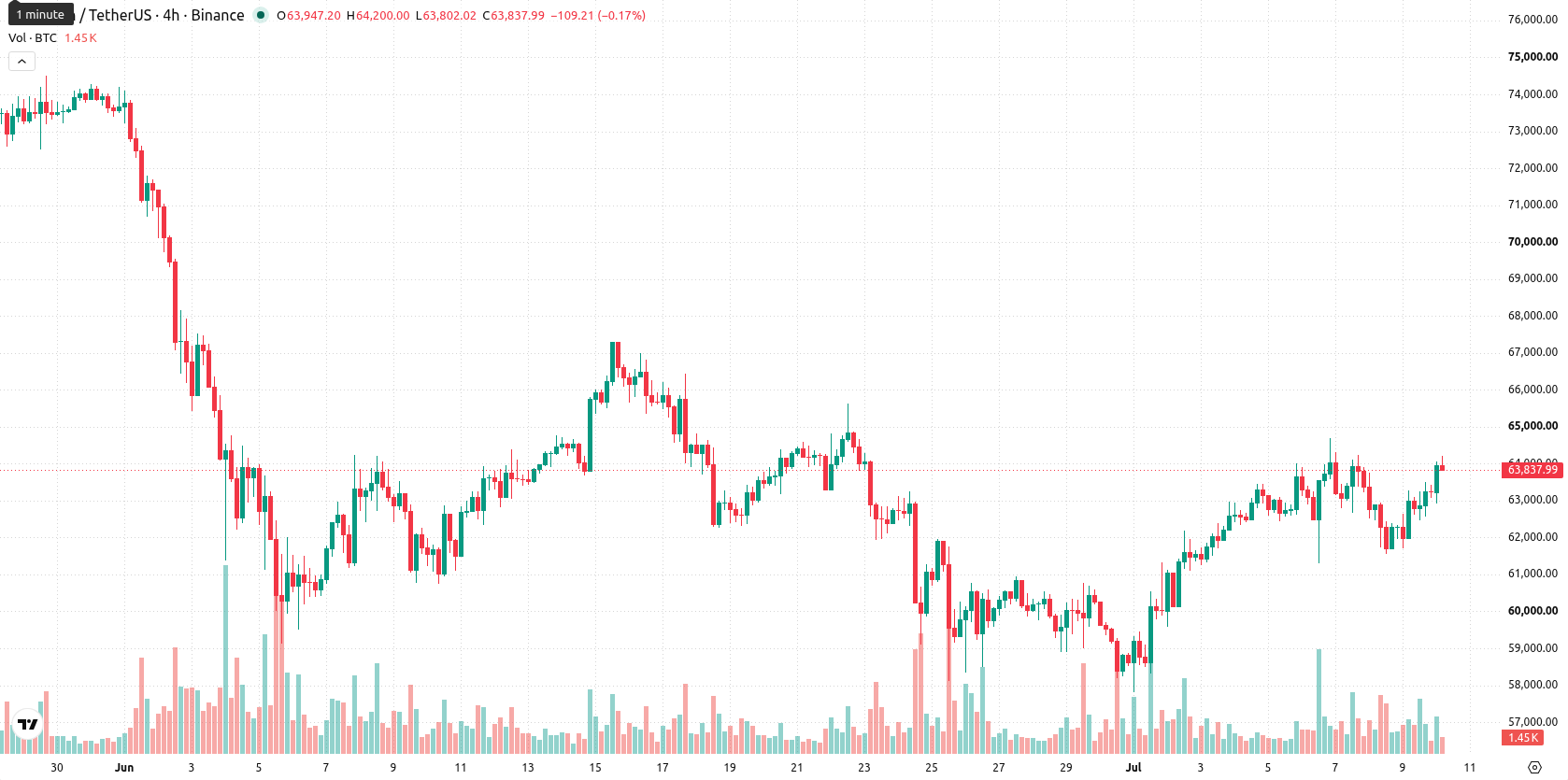 Bitcoin asset chart