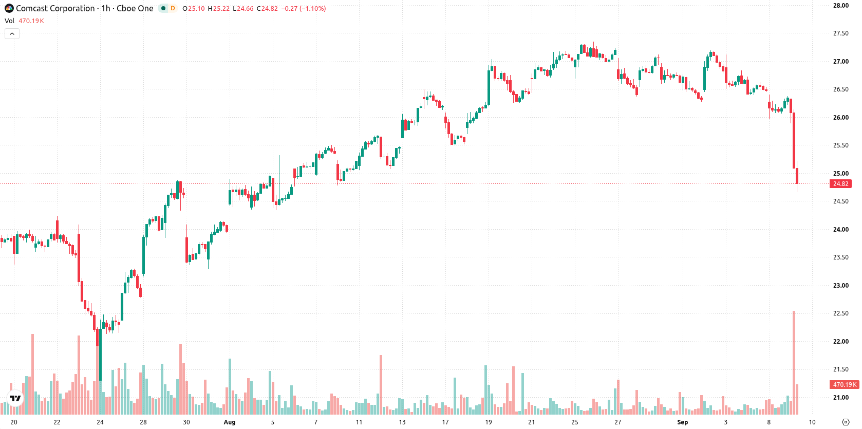 Comcast Corporation asset chart