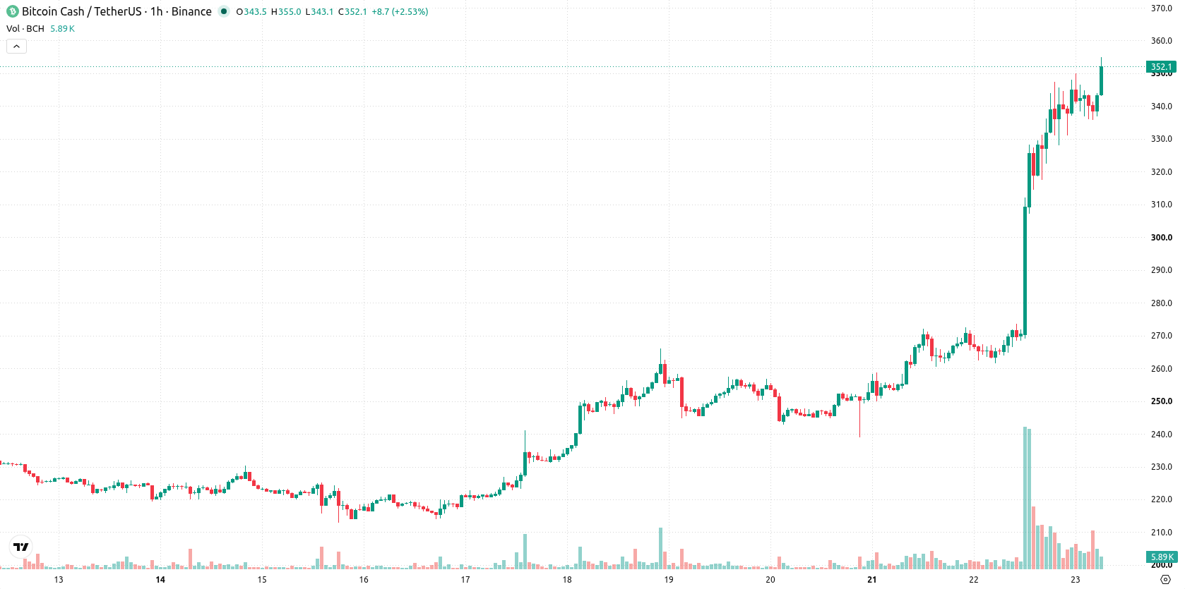 Bitcoin Cash asset chart