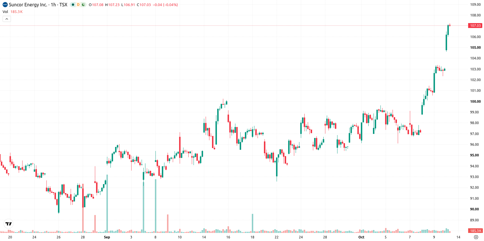 Suncor Energy Inc. asset chart